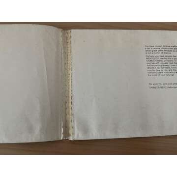 Mercedes 450 SL/SLC Owners Manual Reprint 1974-1976