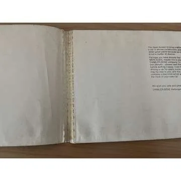 Mercedes 450 SL/SLC Owners Manual Reprint 1974-1976