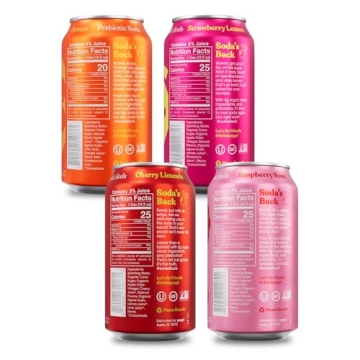 POPPI Sparkling Prebiotic Soda Variety 12 Pack
