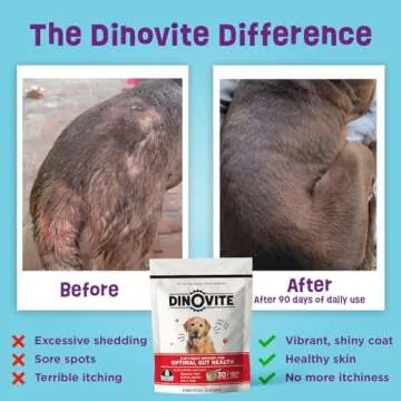 Dinovite Probiotic Supplement for Dogs - Omega 3 Benefits