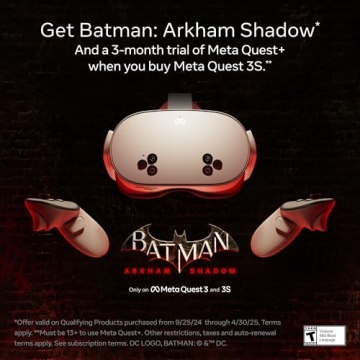 Meta Quest 3S 128GB with Batman: Arkham Shadow Included
