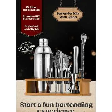 KITESSENSU Cocktail Shaker Set for Perfect Mixing