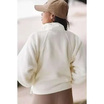 Women's 2025 Fashion Winter Coat Long Sleeve Lapel Button Up Faux Shearling Shaggy Oversized Shacket Jacket