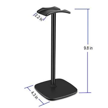 JASCCY Aluminum Headphone Stand for Desk and Gaming