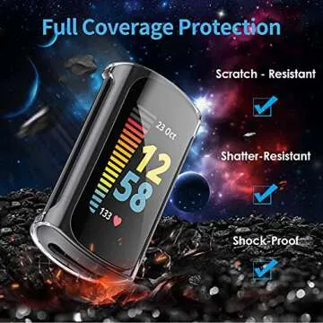 NANW Screen Protector for Charge 5 and 6 - Rugged & Stylish