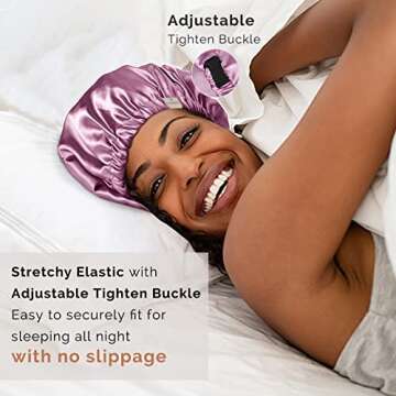 YANIBEST Silk Bonnet for Sleeping - Stylish & Comfortable Hair Care Accessory