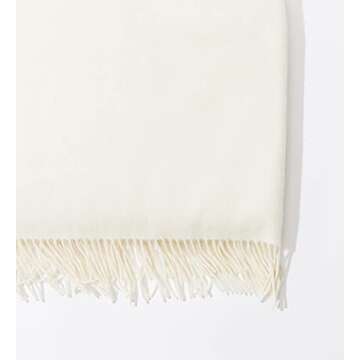 State Cashmere Ultra Soft Accent Blanket - 100% Pure Cashmere