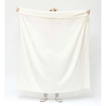 State Cashmere Ultra Soft Accent Blanket - 100% Pure Cashmere