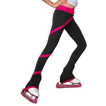 ChloeNoel P636F Fuchsia Figure Skating Pants for Kids