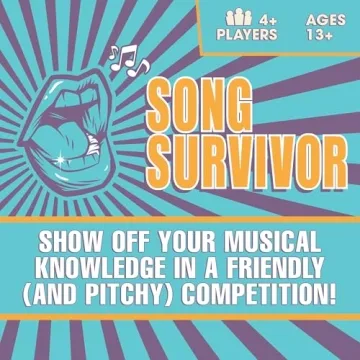 Song Survivor: Ultimate Music Party Card Game for Ages 13+