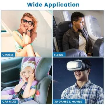 MQ 42ct Motion Sickness Patches Non Drowsy, Sea Sickness Patches for Cruise Travel Essentials, Waterproof Patch Behind Ear for Car Airplane Altitude Sickness, Long Last 72H