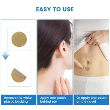 MQ 42ct Motion Sickness Patches Non Drowsy, Sea Sickness Patches for Cruise Travel Essentials, Waterproof Patch Behind Ear for Car Airplane Altitude Sickness, Long Last 72H