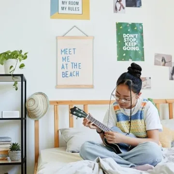 LUVADIAN Blue Beach Wall Decor Coastal Aesthetic Poster