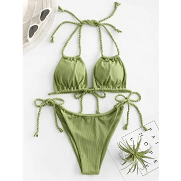 ZAFUL Triangle Bikini Set for Women - Trendy and Stylish