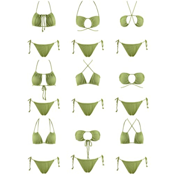 ZAFUL Triangle Bikini Set for Women - Trendy and Stylish