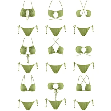 ZAFUL Triangle Bikini Set for Women - Trendy and Stylish