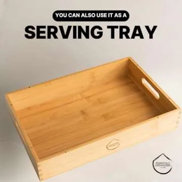 Stylish Couch Snack Tray with Cup Holder for Ultimate Comfort