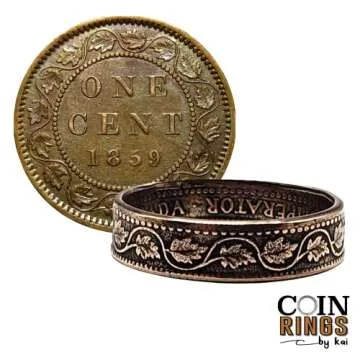 Authentic Canadian Coin Ring 1858-1920 | Handcrafted Jewelry
