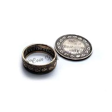 Authentic Canadian Coin Ring 1858-1920 | Handcrafted Jewelry