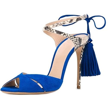 Stylish LLADYY Women's High Heel Dress Sandals - Chic Tassel