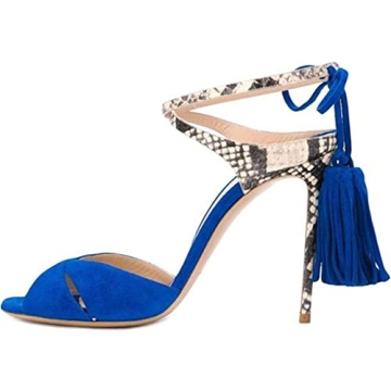 Stylish LLADYY Women's High Heel Dress Sandals - Chic Tassel