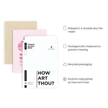 HAUS AND HUES Pink Posters Preppy Posters - Pink Posters for Room Aesthetic Preppy Paintings Dorm Wall Art for College Girls Cute Preppy Wall Decor VSCO Posters Pink Pictures UNFRAMED 12" x 16"