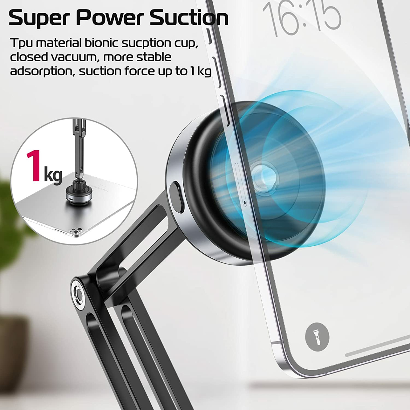 ULANZI Super Suction Holder for Phones & Tablets