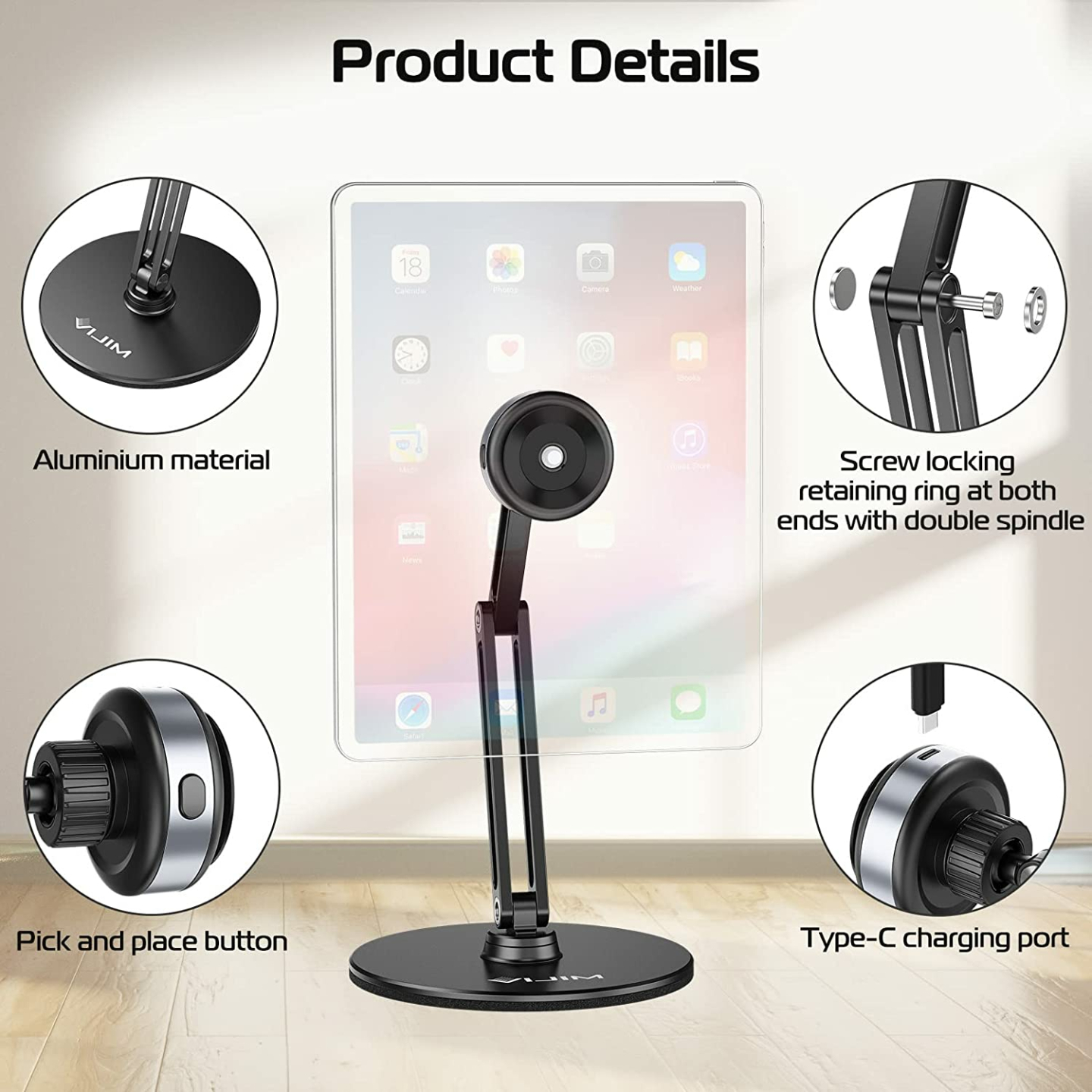ULANZI Super Suction Holder for Phones & Tablets