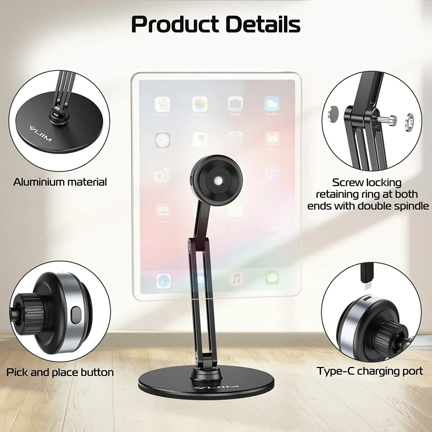 ULANZI Super Suction Holder for Phones & Tablets