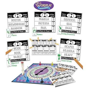 Wordplay – The Ultimate Fast-Paced Word Challenge Board Game for Family & Friends – Adult & Family Game Night Fun