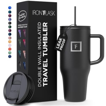 IRON °FLASK Co-Pilot Insulated Mug - Ultimate Travel Companion for Hot & Cold Drinks