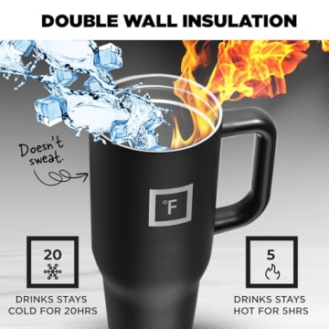 IRON FLASK Insulated Mug Leak-Proof Hot Cold Drink Travel