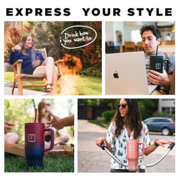 IRON FLASK Insulated Mug Leak-Proof Hot Cold Drink Travel