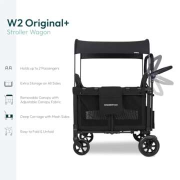 WONDERFOLD W2 Original Stroller Wagon for Kids
