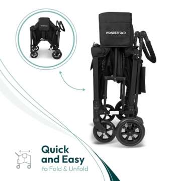 WONDERFOLD W2 Original Stroller Wagon for Kids