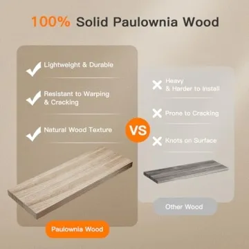 Amada Floating Bathroom Shelves with Storage Basket