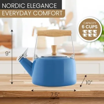 Chantal SVEN Whistling Teakettle - Elegant Blue Design
