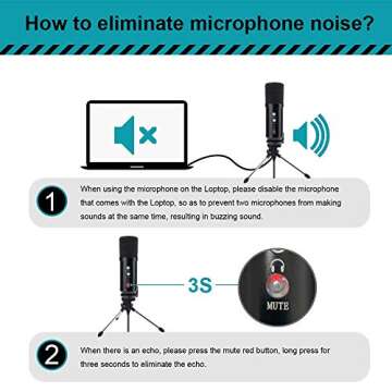 CASTRIES USB Microphone for Gaming and Streaming