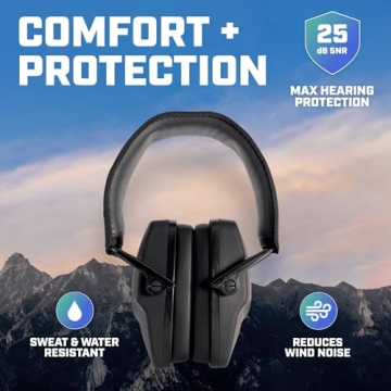 Axil TrackR Passive Tactical Headmuffs Hearing Protection