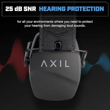 Axil TrackR Passive Tactical Headmuffs Hearing Protection