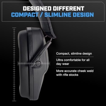 Axil TrackR Passive Tactical Headmuffs Hearing Protection