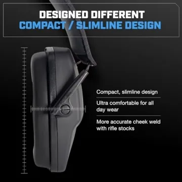 Axil TrackR Passive Tactical Headmuffs Hearing Protection