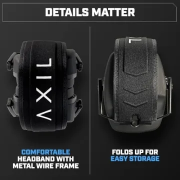 Axil TrackR Passive Tactical Headmuffs Hearing Protection