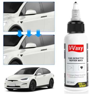 V-Vaxy Car Scratch Repair Wax,Car Buff Out Scratch, Car Paint Scratch Repair, Intelligent Repair Scr...