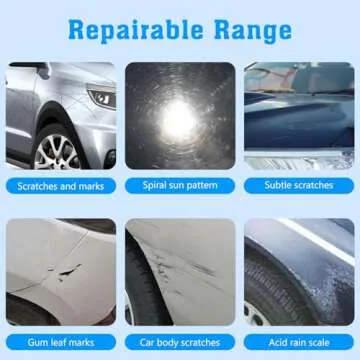 V-Vaxy Car Scratch Repair Wax,Car Buff Out Scratch, Car Paint Scratch Repair, Intelligent Repair Scratcher, Scratch Repair, Multi-Effect Protection(2PCS*50ml+2*Sponges)