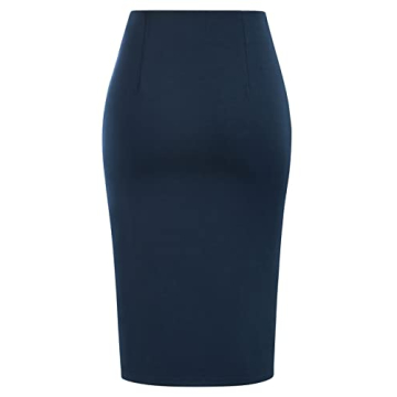 Kate Kasin Women's Elegant Bow Tie Pencil Skirt