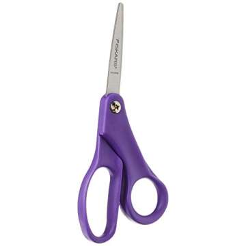 Fiskars 97047397J Beginner Sewing Scissors - Perfect for Young Creators