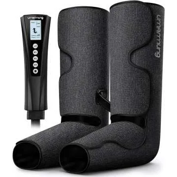 Compression Leg Massager with Heat for Pain Relief