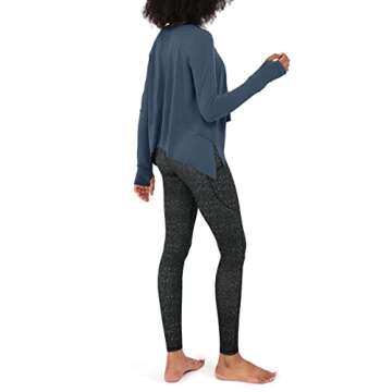 ODODOS Long Sleeve Tee: Yoga and Workout Essential