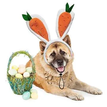 RYPET Bunny Ears Easter Costumes for Pets